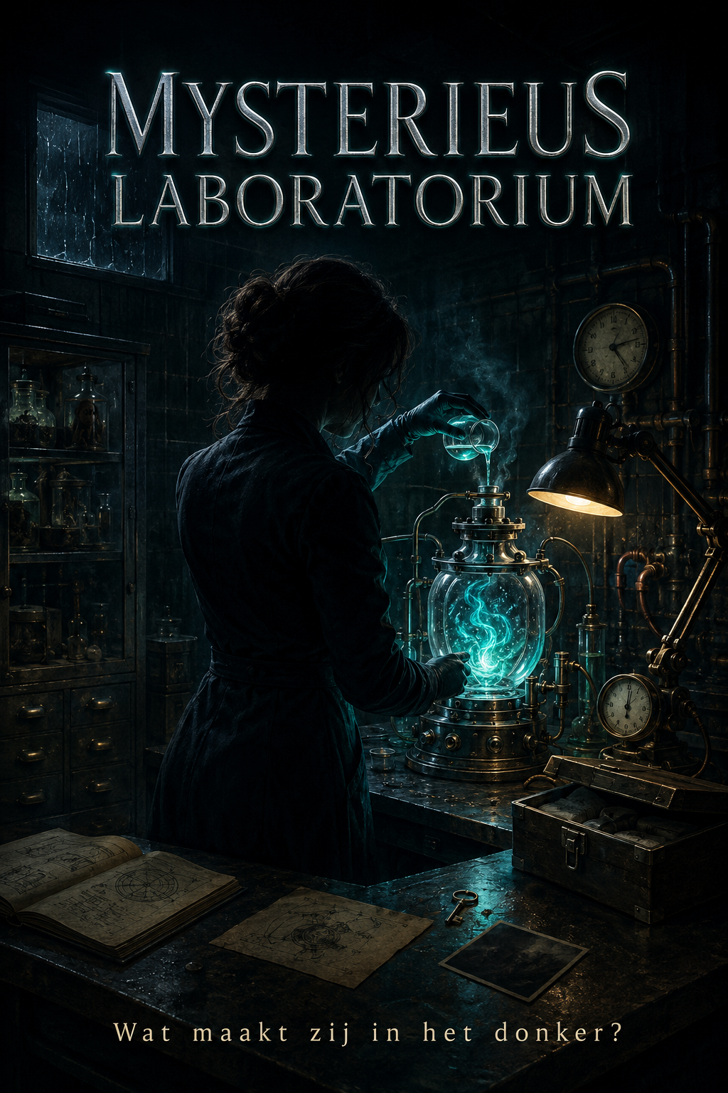Poster van het spel Mysterieus Laboratorium